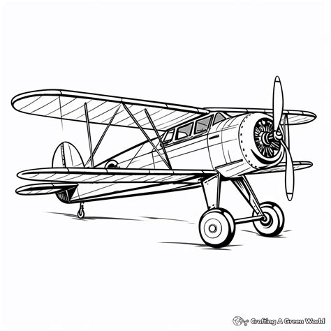 Free Printable Plane Coloring Pages: Take Flight with Imagination