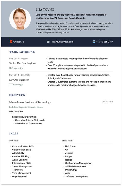 Image result for DevOps Engineer Resume