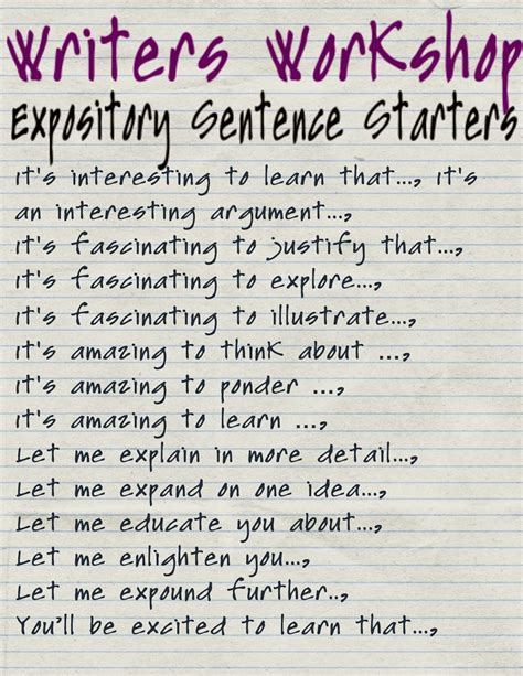 Good Sentence Starters For Essays Introduction at Holly Stine blog