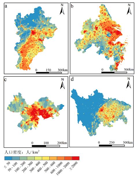全国人口密度分布图2021-全国人口密度分布图高清最新版（WeChat）-地之图下载