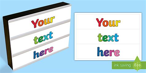 👉 Editable Light Box Template Inserts - Parents