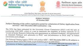 UGC NET December 2025 Notification Out: Apply Online At ugcnet.nta.nic ...