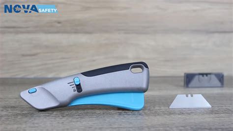 Retractable Safety Box Cutter Squeeze Trigger Utility Knives With ...