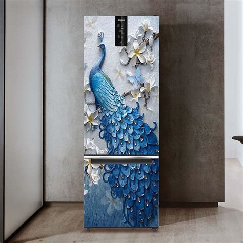 WallDaddy Refrigerator Wallpaper for Kitchen Fridge Stickers Double ...