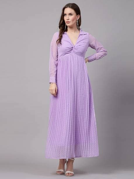 Lavender Dresses - Buy Lavender Dresses online at Best Prices in India ...