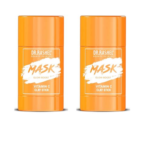 Buy DR.RASHEL Vitamin C Clay Stick Mask For Women & Men Reduce Dark ...