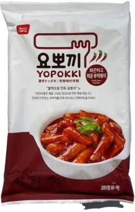 Yopokki Hot & Spicy Topokki Rice Cake Noodles - 240g(Pouch)(Imported ...