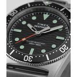 TIMEX Deep Water Men Black Round Dial Analog Watch - TW2W95200UJ ...