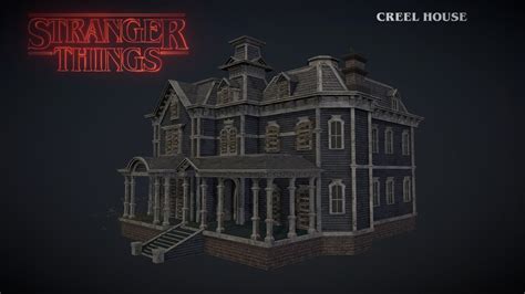 Creel House (Stranger Things) - 3D model by paulelderdesign [40b764e] - Sketchfab