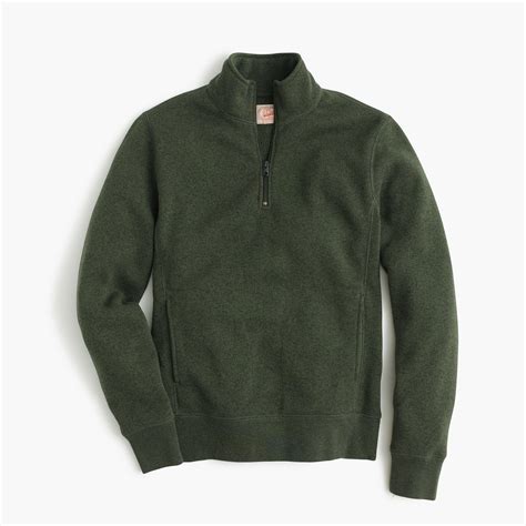 Green Fleece Pullover Men's at James Jain blog