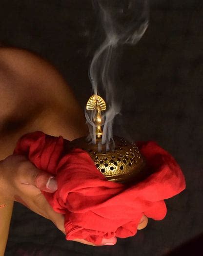 Samudra Manthan Dhoop Dhani Gift Box | Brass Naquashi Incense Holder ...