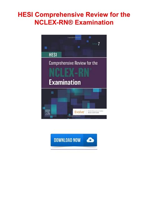[PDF] DOWNLOAD FREE HESI Comprehensive Review for the NCLEX-RN ...