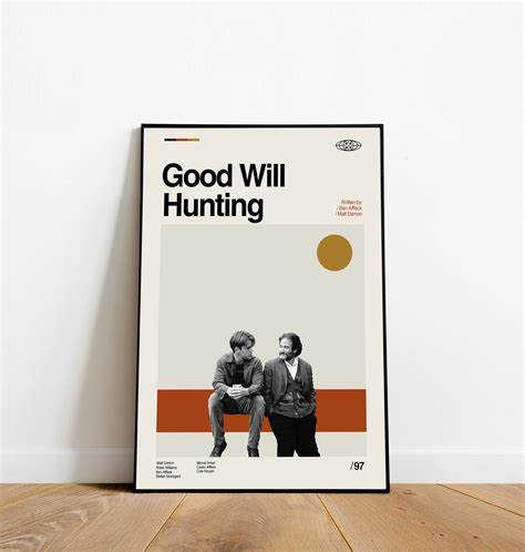 Good Will Hunting Retro Movie Poster Minimalist Art - Etsy
