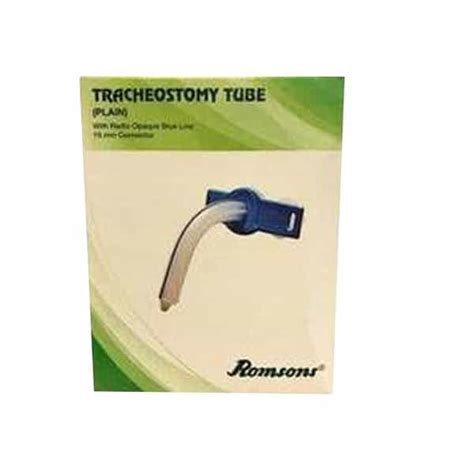 Buy ROMSONS TRACHEOSTOMY TUBE PLAIN SIZE 7.0 Online & Get Upto 60% OFF ...