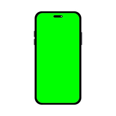 Smart Phone Green Screen. Mobile Transparent Background 46331221 PNG