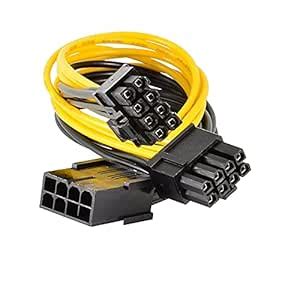 Amazon.in: Buy Hi-Lite Essentials 8-Pin Female to 2(6+2) Pin Male Pin ...