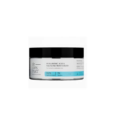 Deconstruct Hyaluronic Acid & Squalane Moisturizer | 0.2% Hyaluronic ...