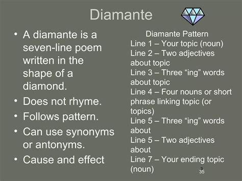 Diamante poems | PPT