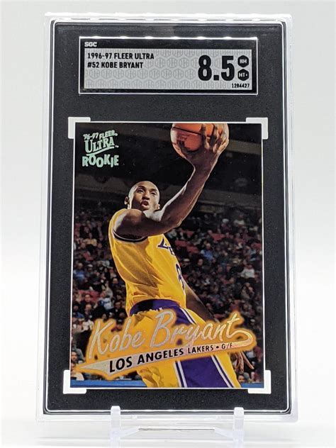 1996 Fleer Ultra Kobe Bryant Rookie Card #52 SGC 8.5 - Hall Of Fame ...