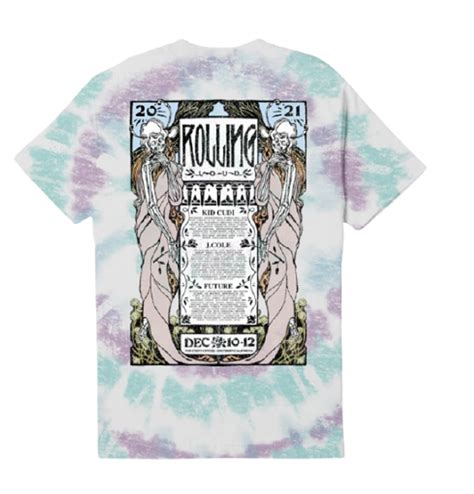 Rolling Loud Merch White Gardens T-Shirt | WHAT’S ON THE STAR?