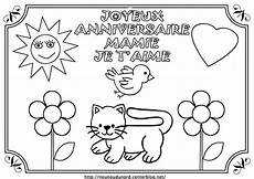 Coloriage Joyeux Anniversaire Mamie A Imprimer Gratuit Free Photos