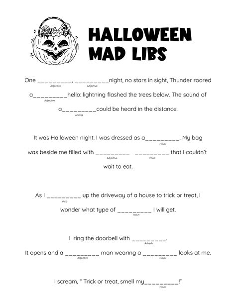 Printable Adult Mad Libs - prntbl.concejomunicipaldechinu.gov.co
