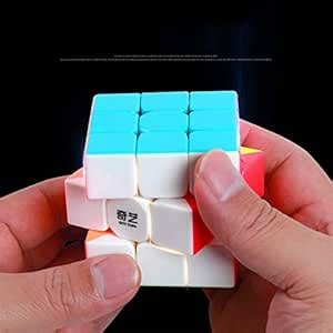Vibgyor Vibes Qiyi Warrior W 3x3 High Speed Cube Stickerless Magic Cube ...