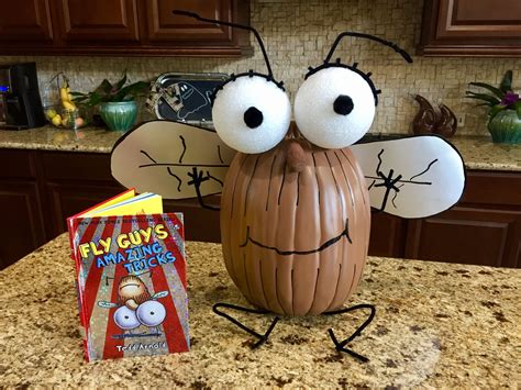 Fly Guy Pumpkin Book Character | Pumpkin books, Character pumpkins ...