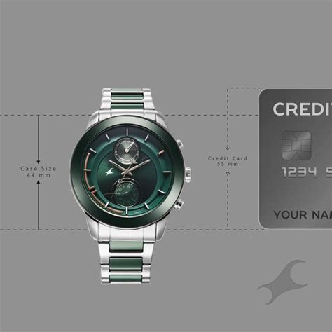 Buy Online Fastrack Oceanyx - Ceramic Quartz Multifunction Green Dial ...