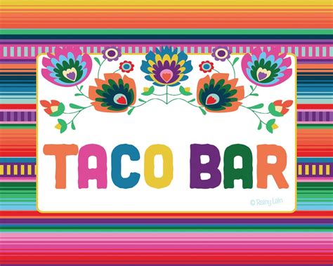 Taco Bar Clipart