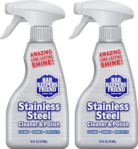 Amazon.com: Bar Keepers Friend Stainless Steel Cleaner and Polish Spray ...