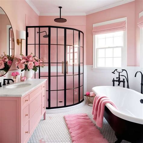 20 Beautiful Pink and Black Bathroom Ideas to Refresh Your Space ...