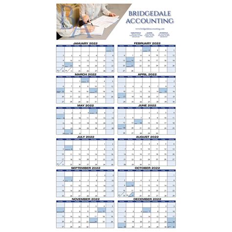 Printed Large Wall Calendars