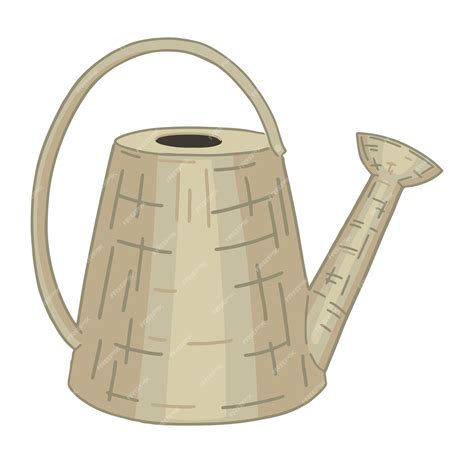 Premium Vector | Watering can doodle clip art of gardening tool cartoon ...