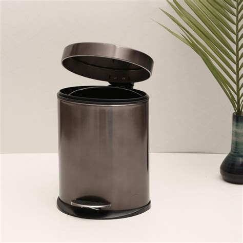 Buy Loxley Stainless Steel Dustbin from Home Centre at just INR 899.0