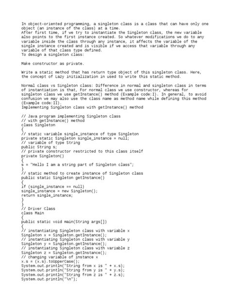 Image result for Singeltone Design Pattern