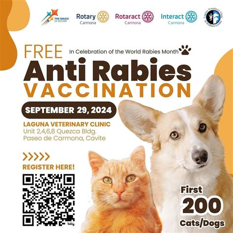 FREE ANTI RABIES VACCINATION!, Laguna Veterinary Clinic and Wellness ...