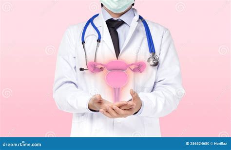 Uterus Or Womb Failure Concept Photo. Uterus With Glued Black Cross Is ...