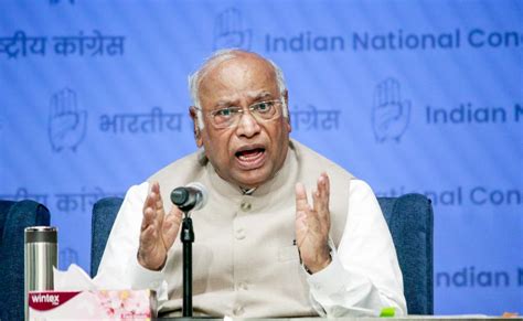 "If they touch any word..."; Kharge vows to defend Constitution amid ...