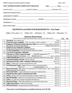 Fillable Online fs fed VIPR Fire Equipment Incident Inspection ...