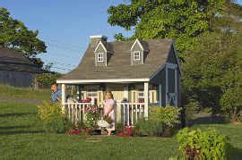 Little Cottage Company Pennfield Cottage 8X9 Playhouse [9x8 PC-WPNK]
