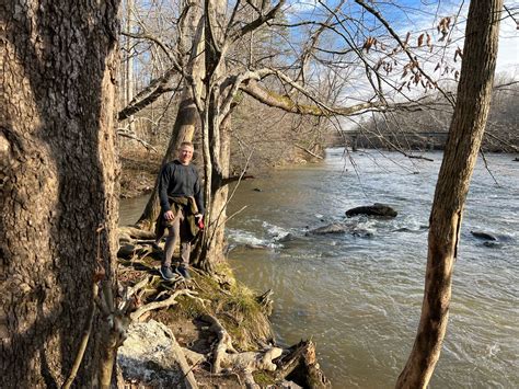 The Underwood, Island, and Haw River Trails at Great Bend Park in ...