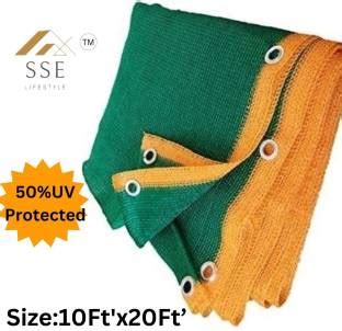 SSE Green Shade Net(10ftx20ft), 50% Sunlight Block Multipurpose For ...