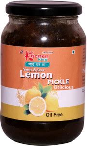 Kitchen King Best Quality Homemade Organic Delicious Sweet Lemon Pickle ...