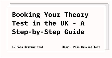 Theory Test Booking 的图像结果