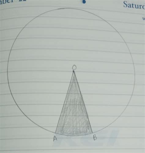 Draw a circle of radius 4cm and construct a sector. - Brainly.in