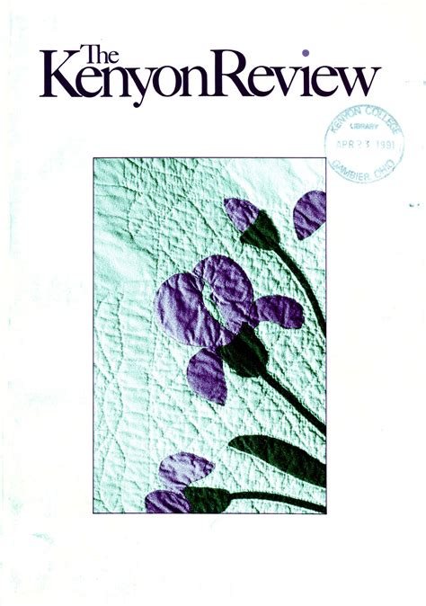 Modern History - The Kenyon Review