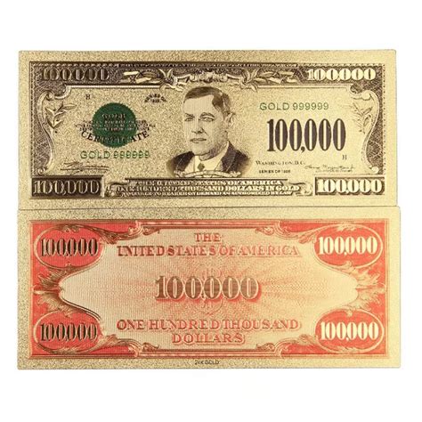 New 100000 Dollar Bill