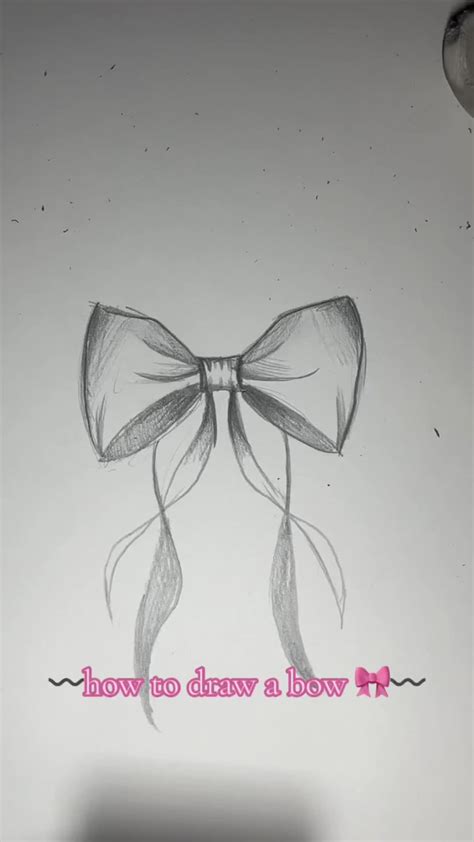 Aesthetic Bow Drawing