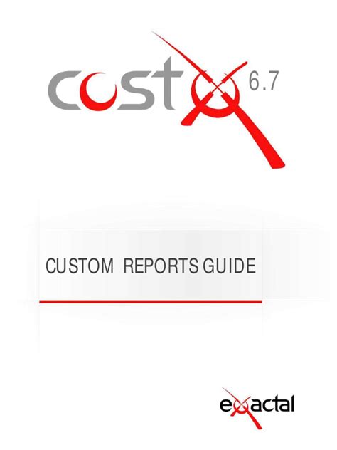 Cost X User Guide 的图像结果